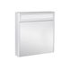 Зеркальный шкаф подвесной Qtap Robin 700х730х145 White с LED-подсветкой QT1377ZP7001W