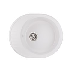 Кухонна мийка Qtap CS 6151 White (QT6151WHI650)