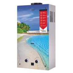 Газовая колонка Aquatronic дымоходная JSD20-AG308 10 л стекло (пляж)