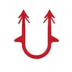 Скоба якірна Icma (UA) для підлоги, червона