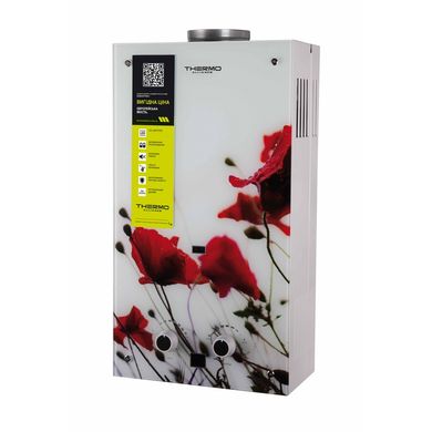 Газовая колонка Thermo Alliance дымоходная JSD20-10GB 10 л стекло (цветок)